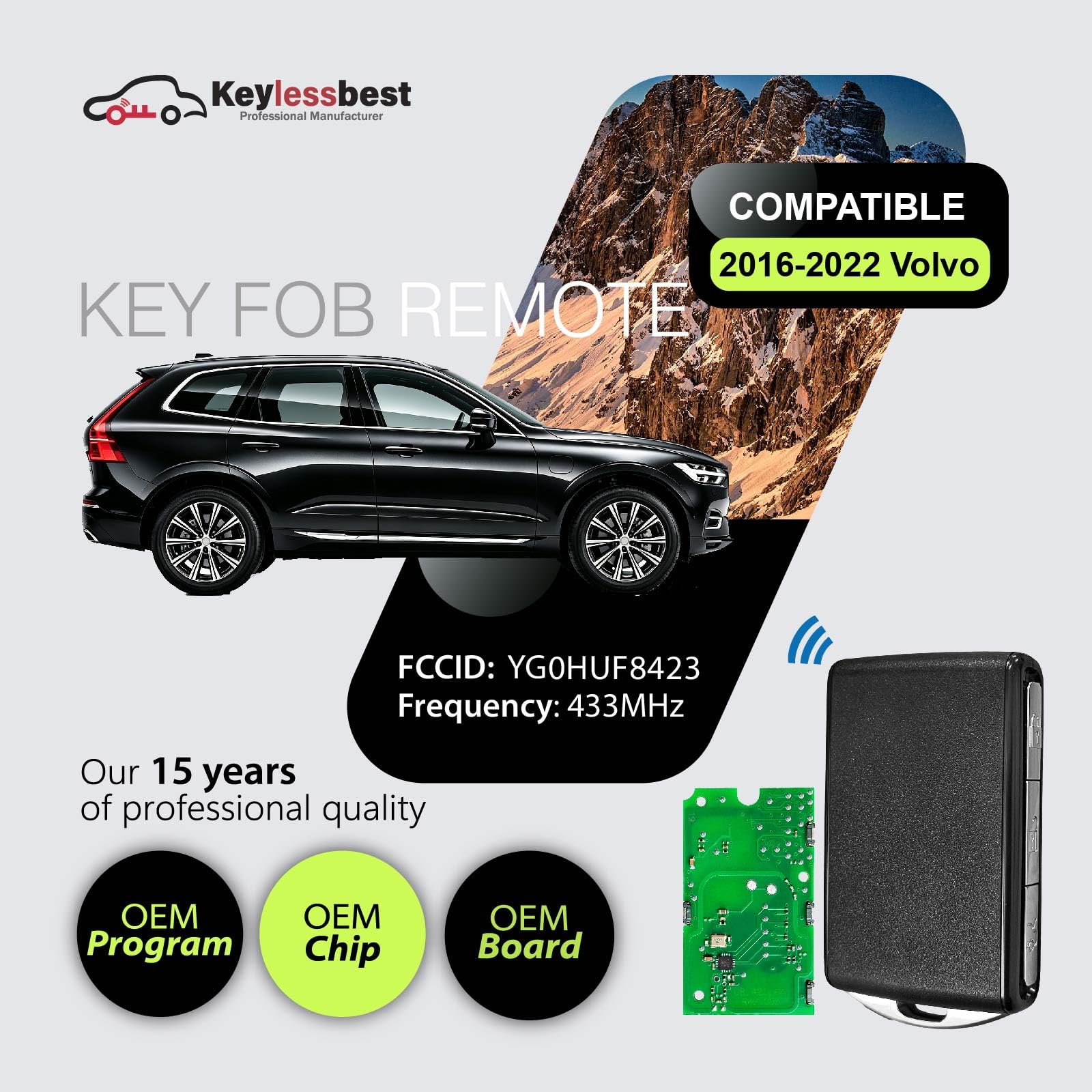 Amazon.com: Keylessbest Replacement for 2016 2017 2018 2019 2020